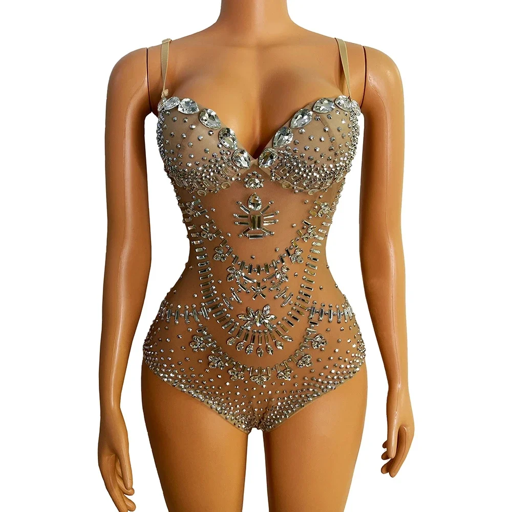 Rhinestone Banding Trim - Feiern Sie Sängerin DJ Strass Body