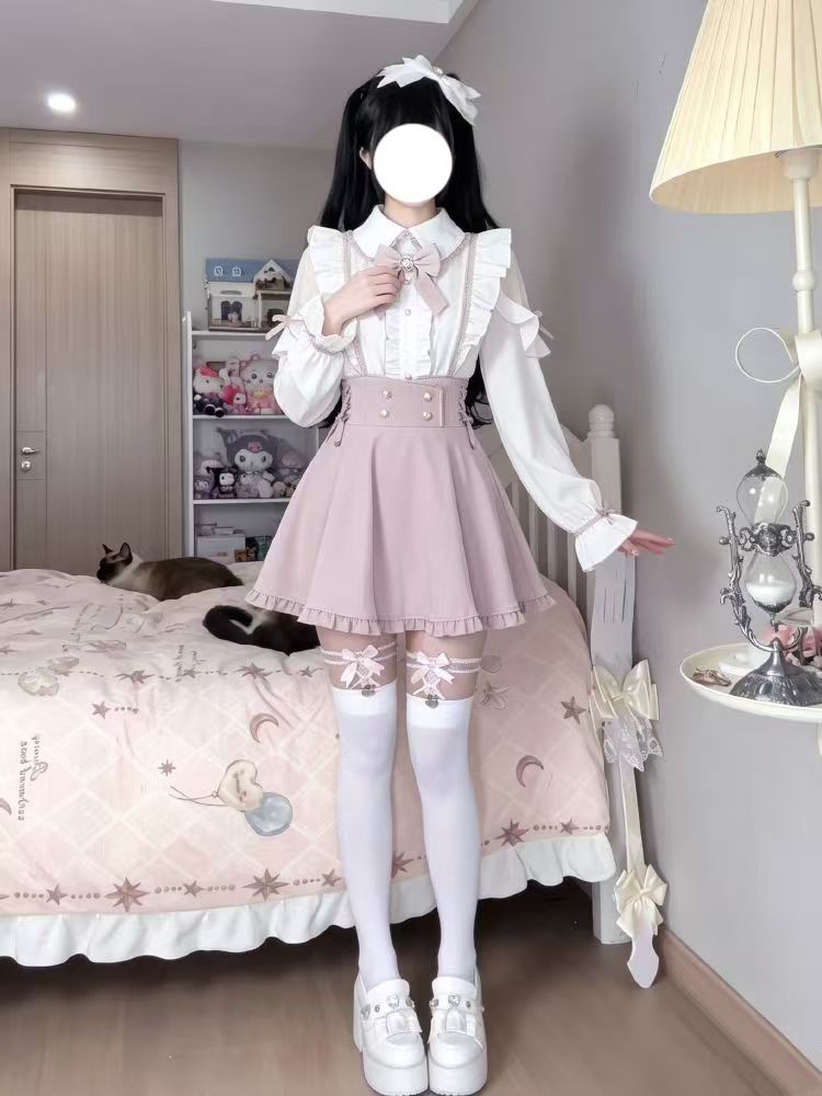 Japanisches Sweet Lolita 2-Tei – Elastic Lace Trim Bewertung und Preis