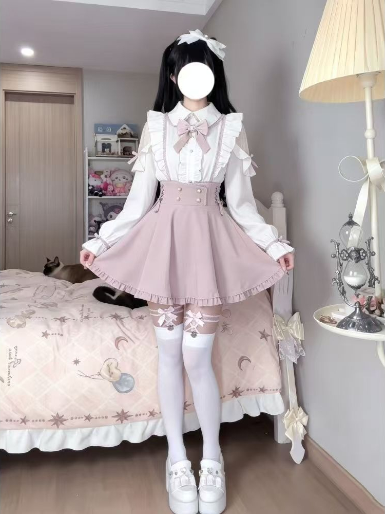Japanisches Sweet Lolita 2-Tei – Elastic Lace Trim Bewertung und Preis