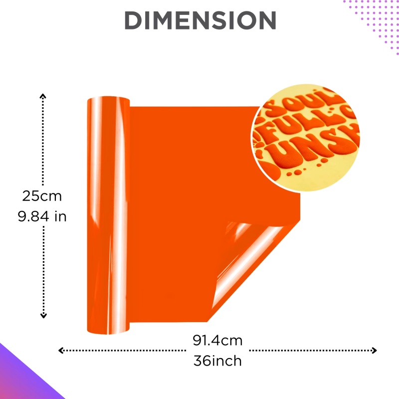 3D Puff Wärmeübertragungs-Viny – Glitter Vinyl Roll Bewertung und Preis