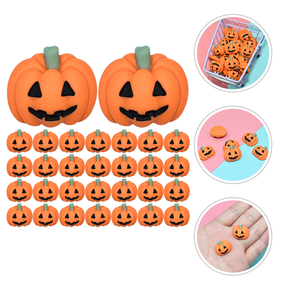 50 Stück Mini-Harz-Kürbis-Anhä – Craft Embellishments Bewertung und Preis